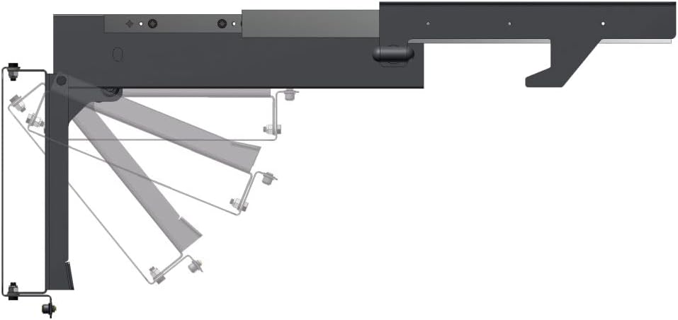 Black Slide-Out TV Ceiling Mount E148901