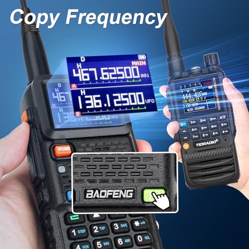 Ham Radio 10W VHF/UHF 8 Bands Two Way Radio Handheld with 2500mAh Battery Q51537