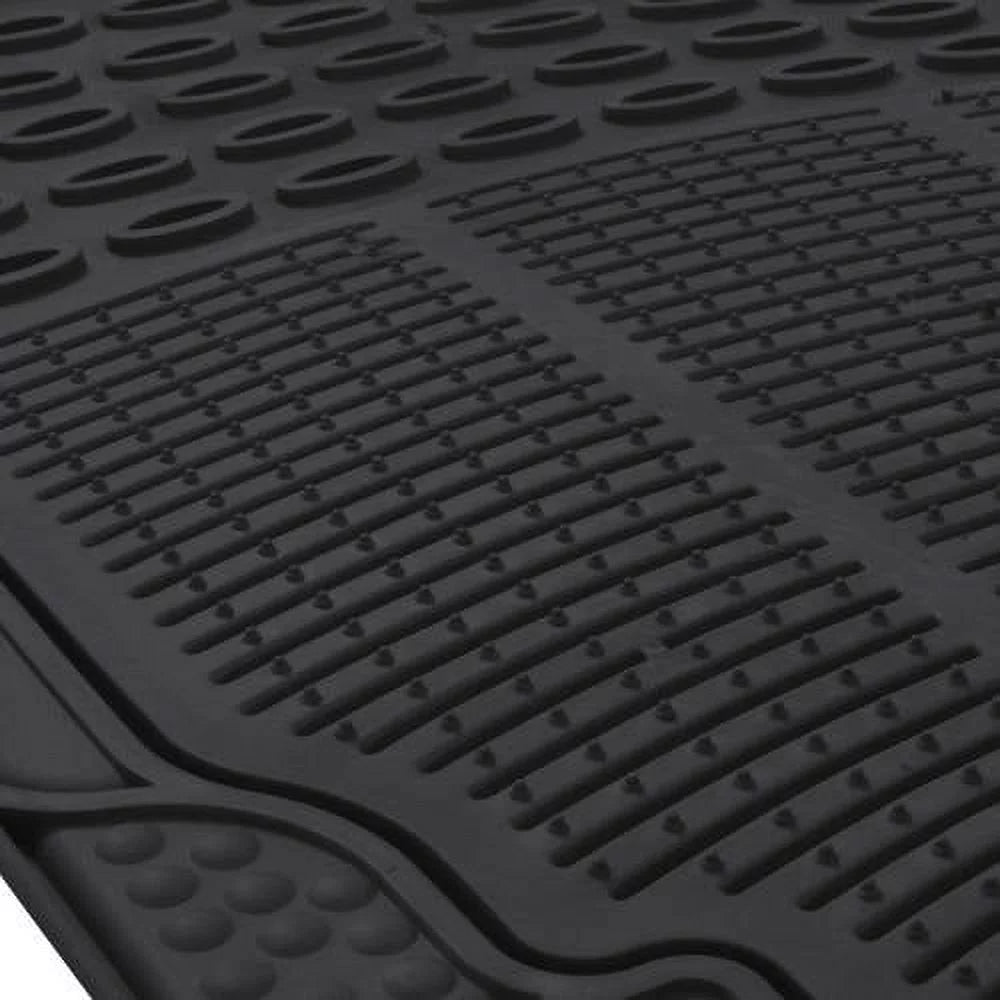 Black Heavy Duty Rubber Floor Mats 2-Piece K5287