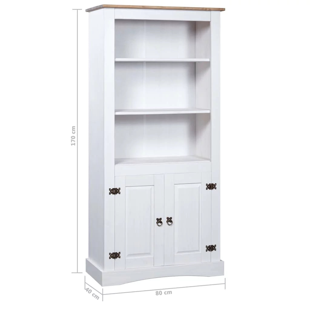 White Mexican Pine Cupboard B843
