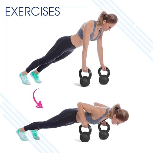 5-80 lbs Cast Iron Kettlebell U5920