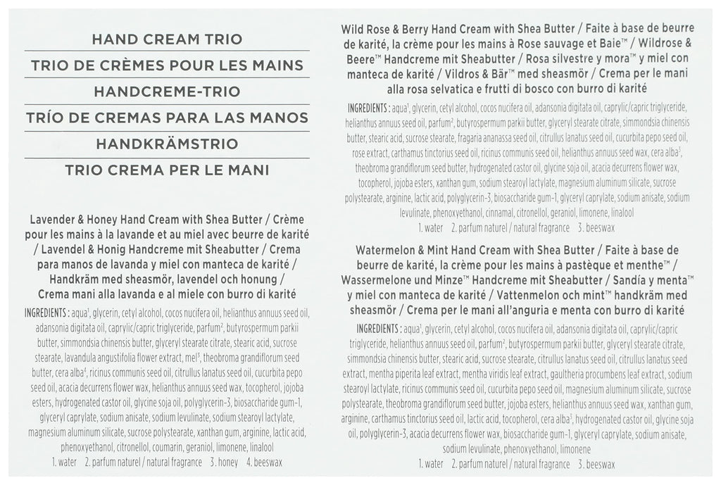 Hand Cream Trio Gift Set, 3 Ct E746