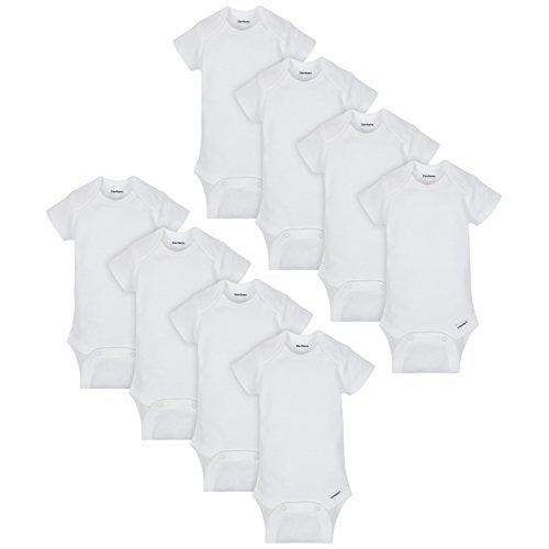 8-Pack Short-Sleeve Onesies Bodysuit Bundle V555009