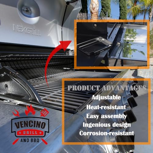 Adjustable Galvanized Steel Grease Tray for Gas Grill (24"-30") G618492