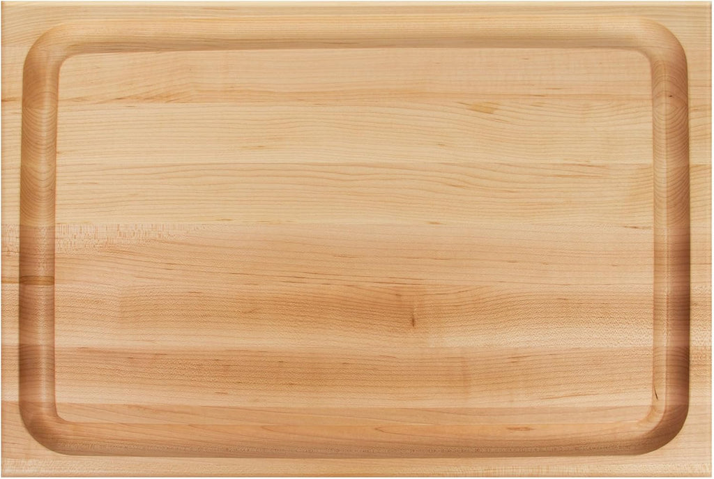 Large Reversible Wood Cutting Board, 20” x 15” x 2 1/4”, Maple H555