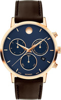 Swiss Quartz Chronograph Watch, Calfskin Strap, 42mm X796928