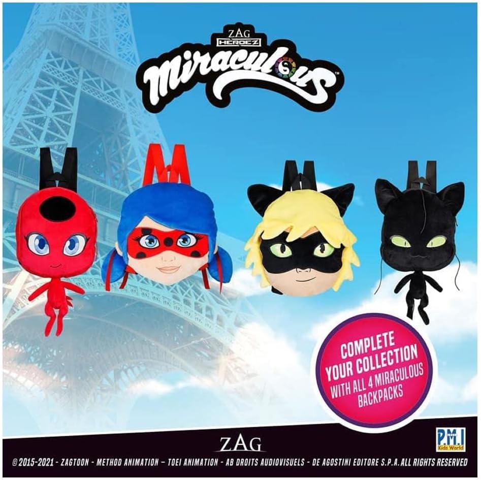 Miraculous Ladybug Plush School Backpack V778996