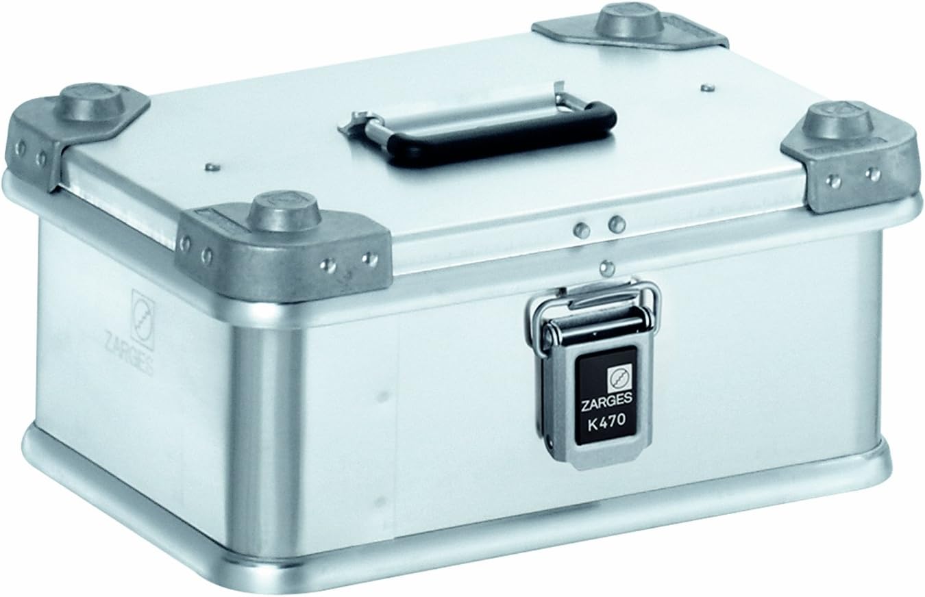 Aluminum Hard Protective Carrying Case, Stackable Storage, Safe Lock Box (44.1 x 28.3 x 18.9 Inches) V9770