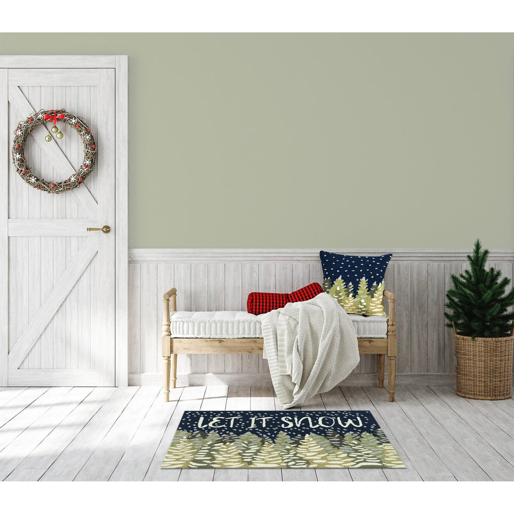 Frontporch Let It Snow Indoor Outdoor Mat