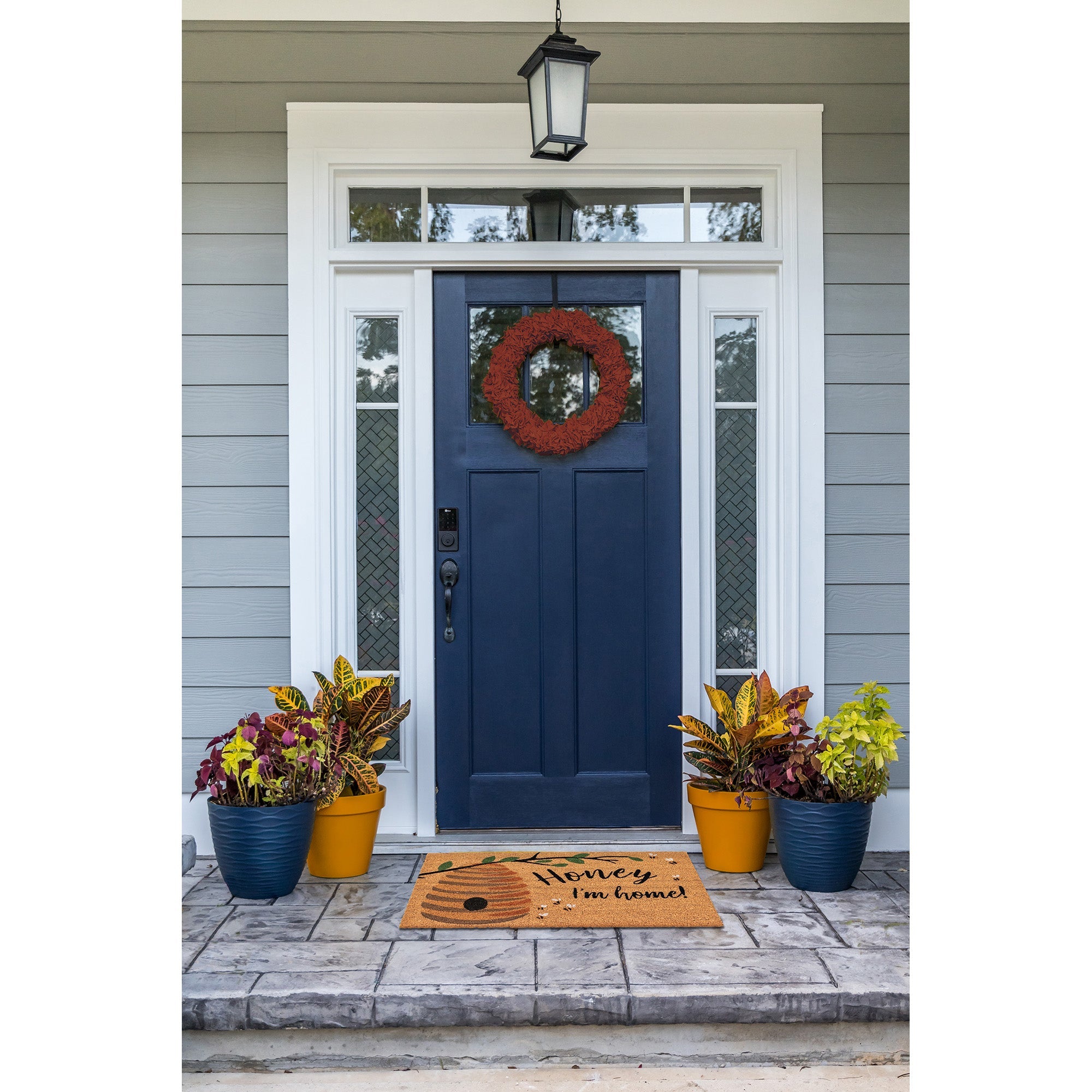 Natura Honey I'm Home Coir Doormat with Non-Skid Backing