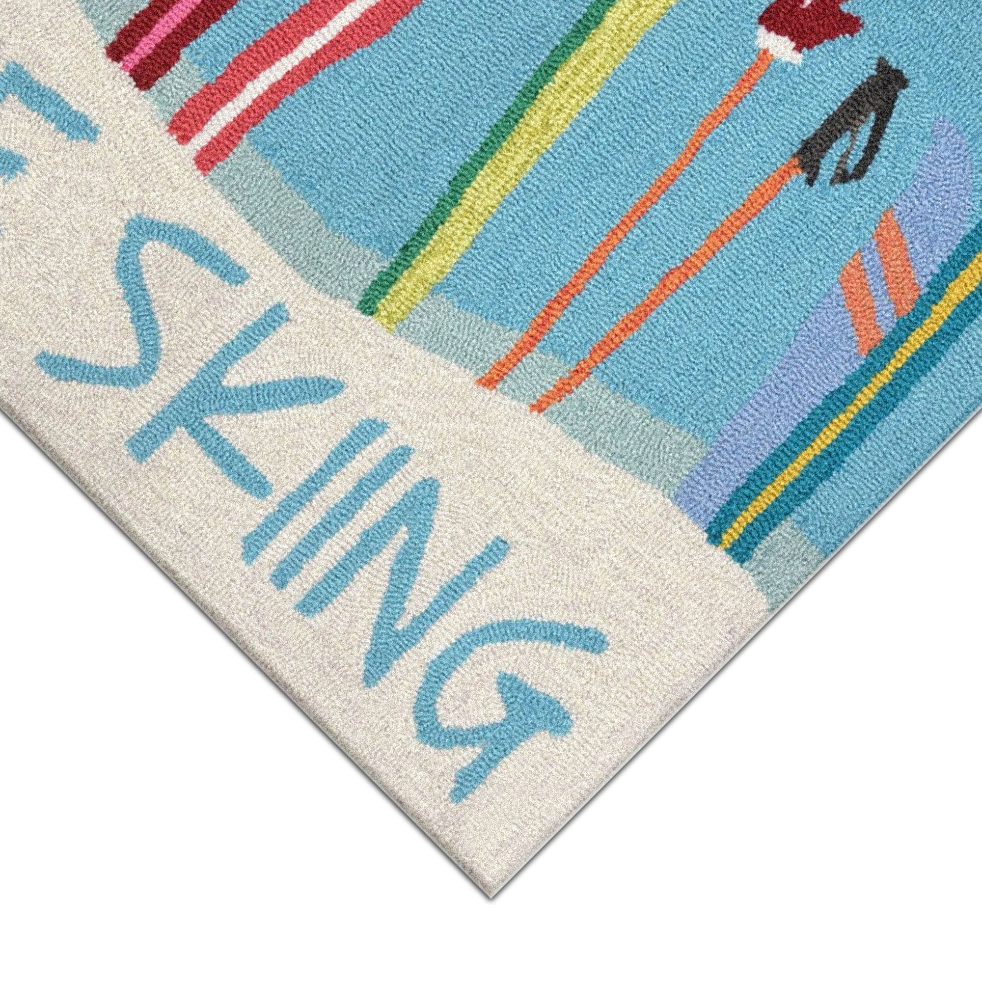 Frontporch Gone Skiing Indoor Outdoor Mat