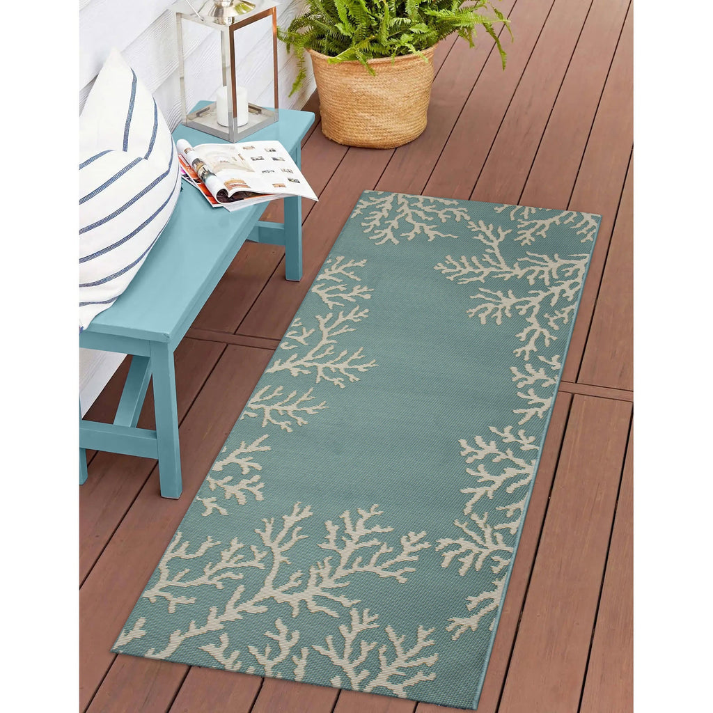 Esencia Coral Edge Indoor Outdoor Mat