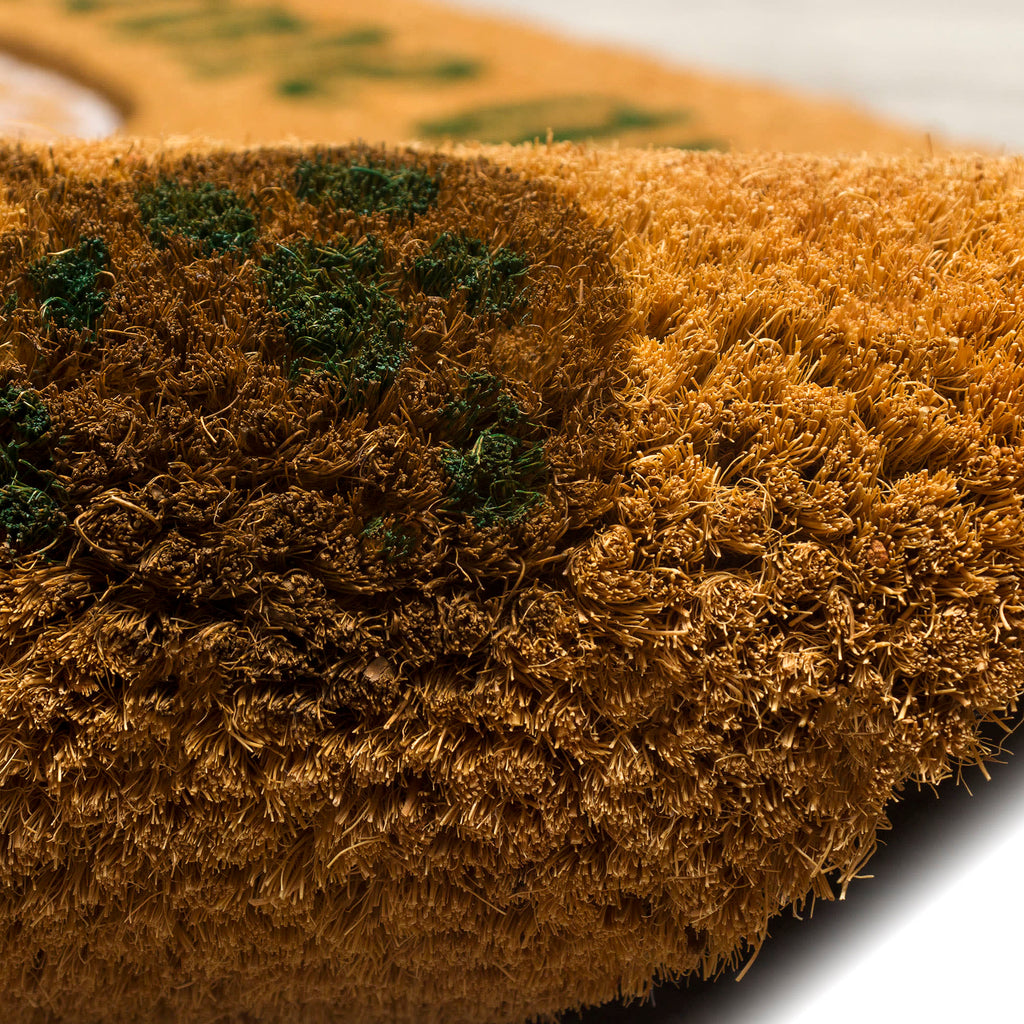 Natura Welcome Gnome Coir Doormat with Non-Slip Backing