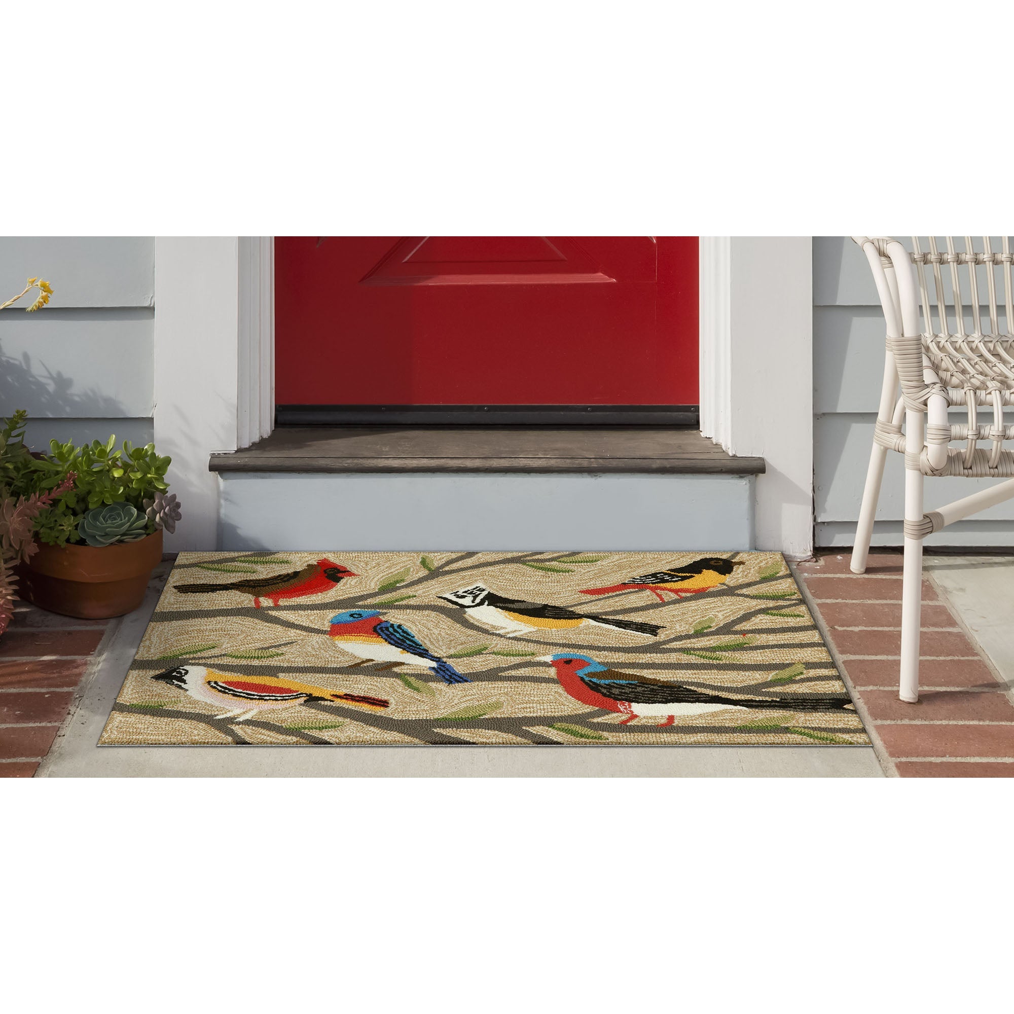 Frontporch Birds Indoor Outdoor Mat
