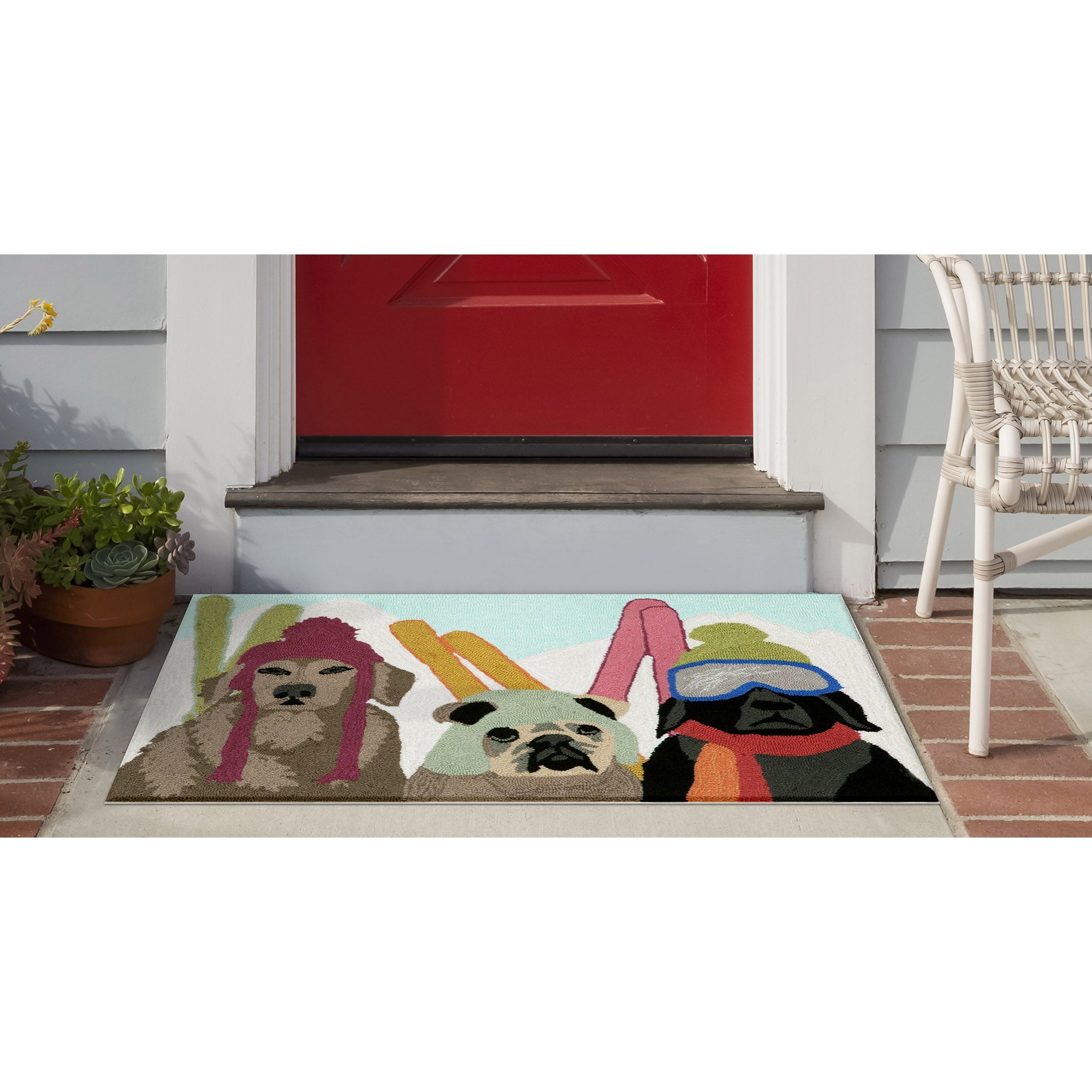 Frontporch Ski Patrol Indoor Outdoor Mat