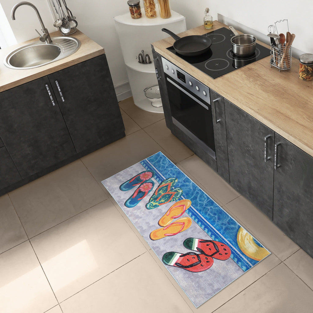 Impressions Poolside Flip Flops Indoor Mat