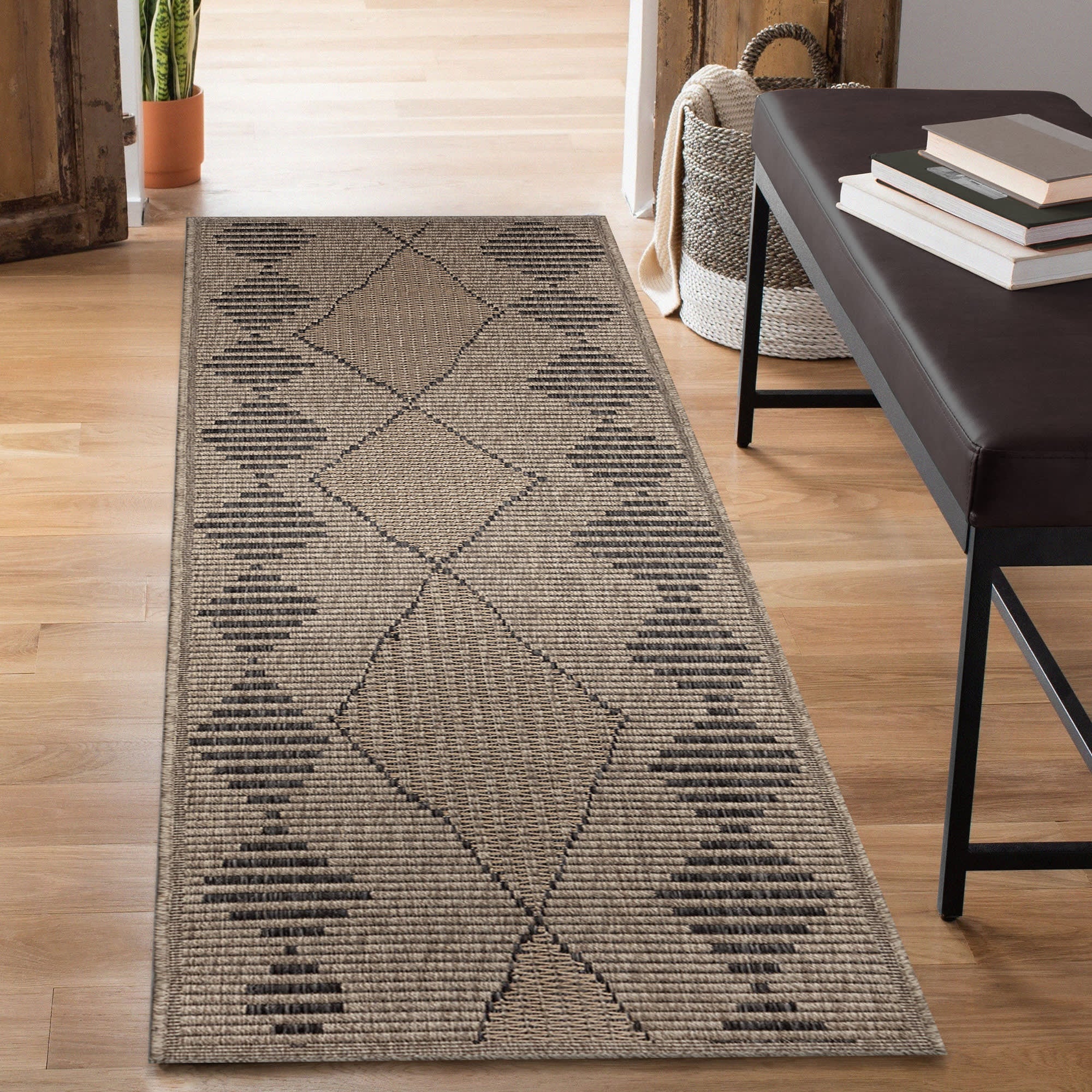Monaco Diamonds Indoor Outdoor Area Rug