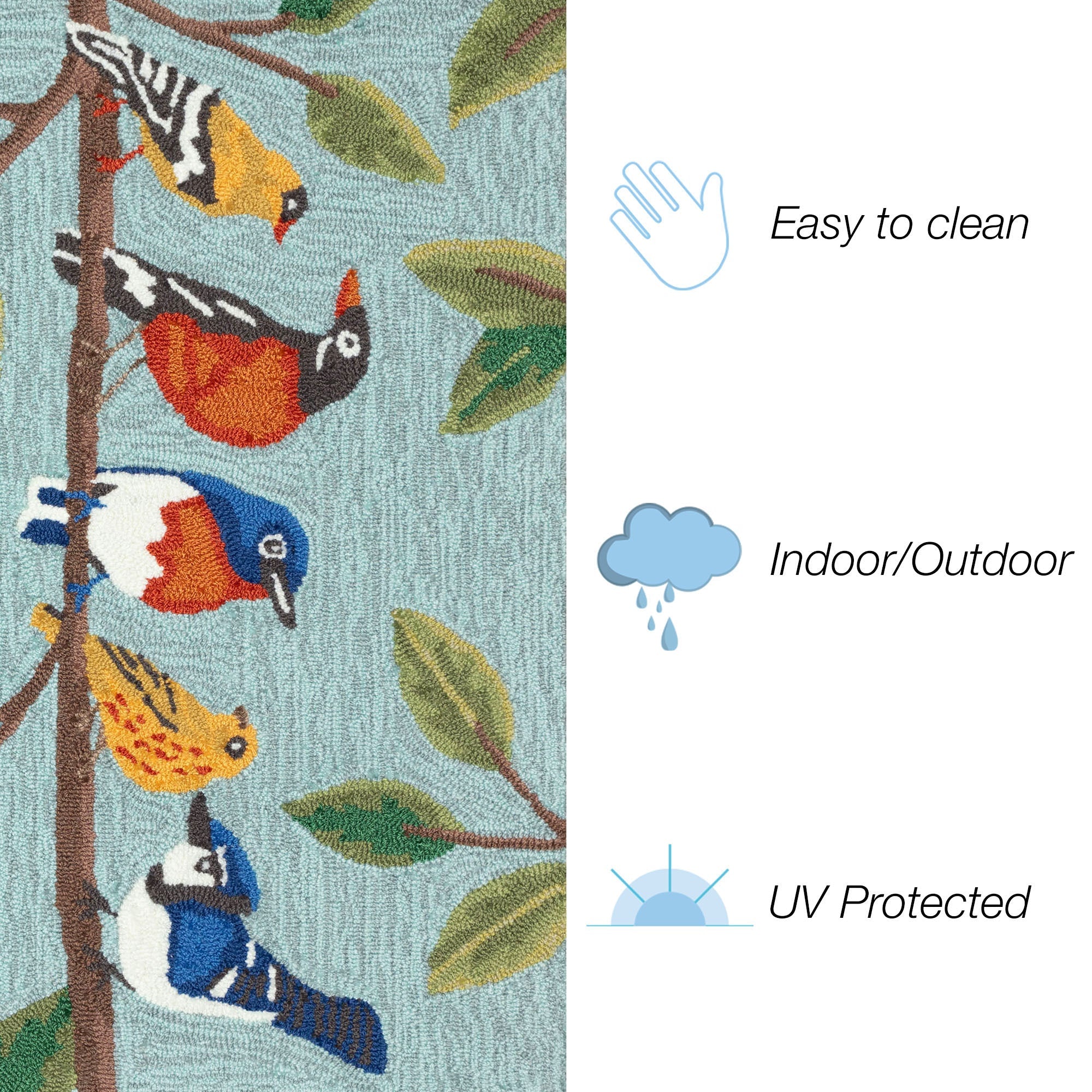 Frontporch Birds On A Branch Indoor Outdoor Mat