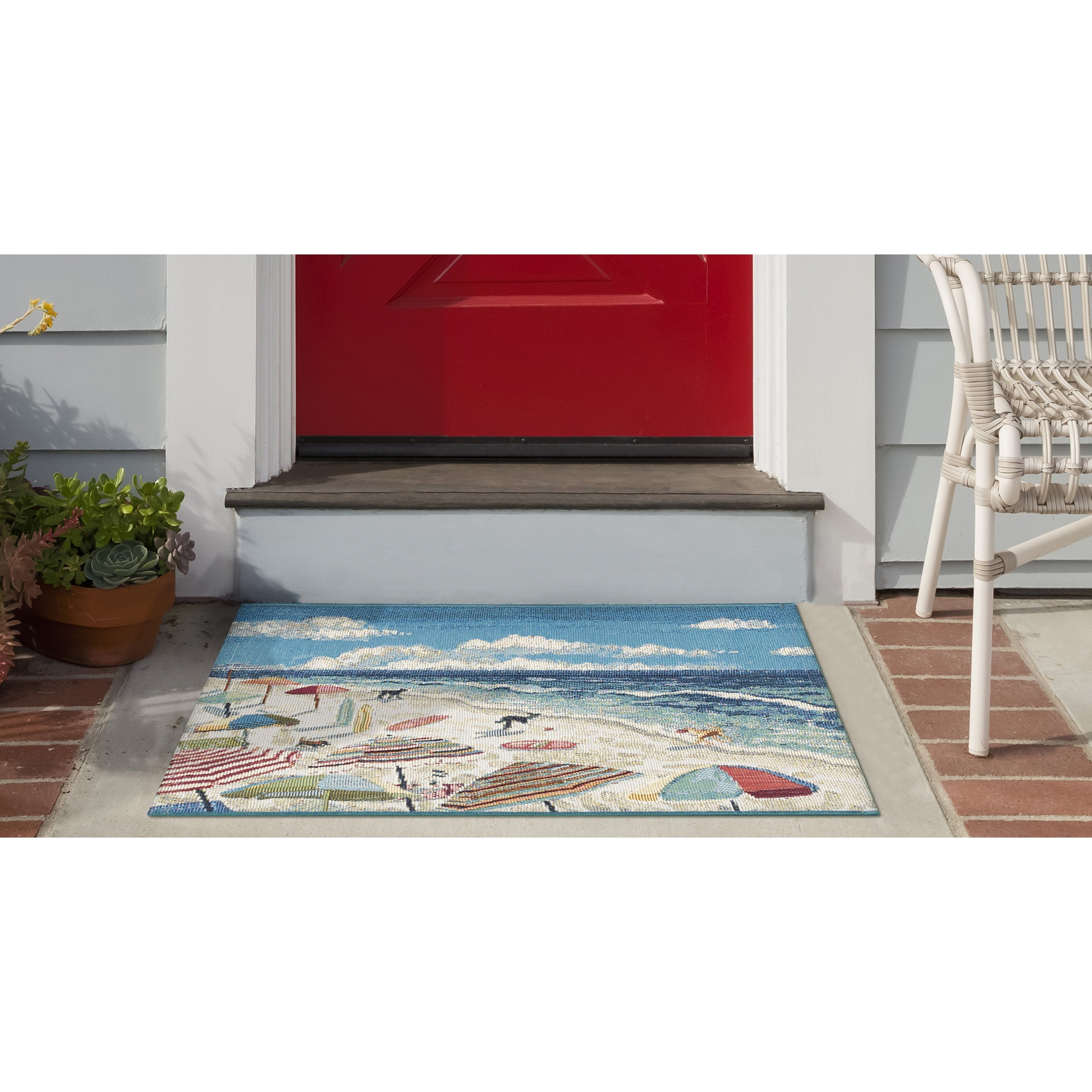 Esencia Dog Beach Indoor Outdoor Mat