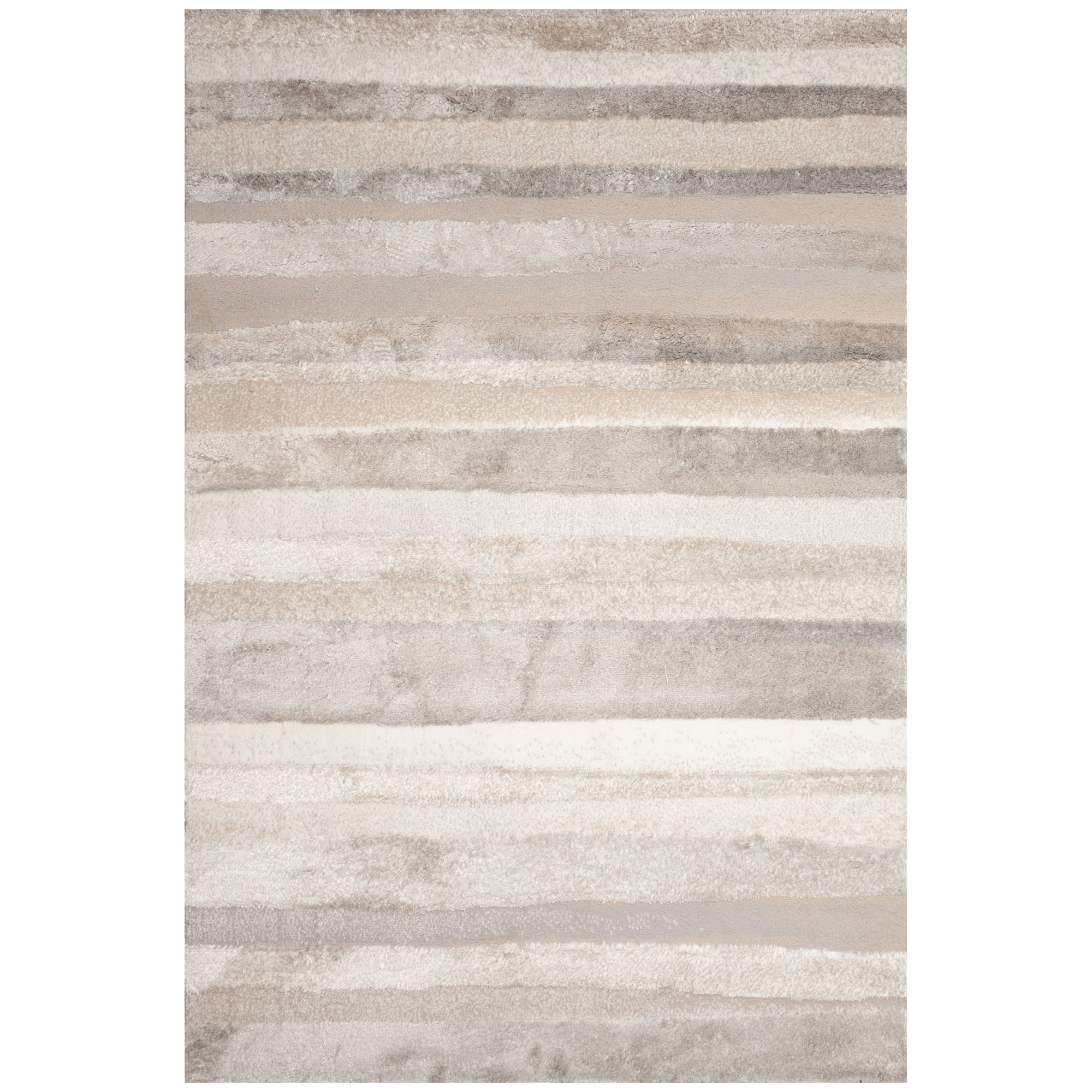 Fiord Stripe Indoor Area Rug with Non-Skid Backing