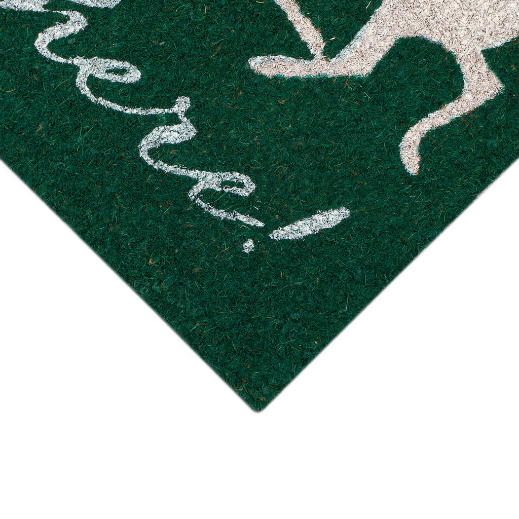Natura Christmas Is Here Coir Doormat with Non-Slip Backing