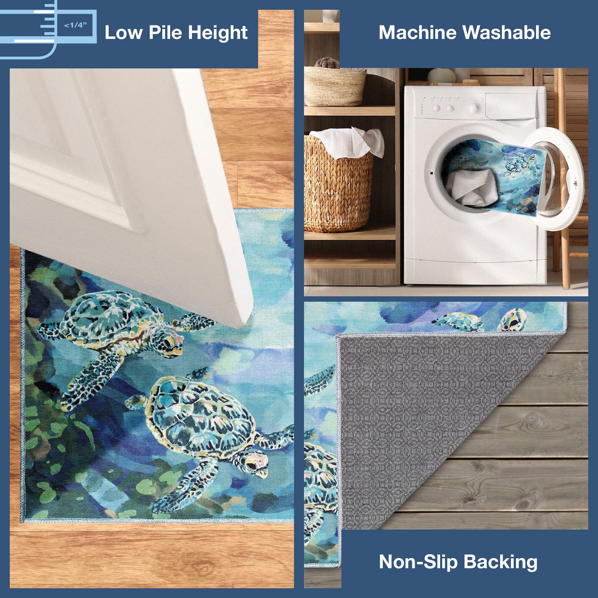 Impressions Seaturtles Indoor Mat