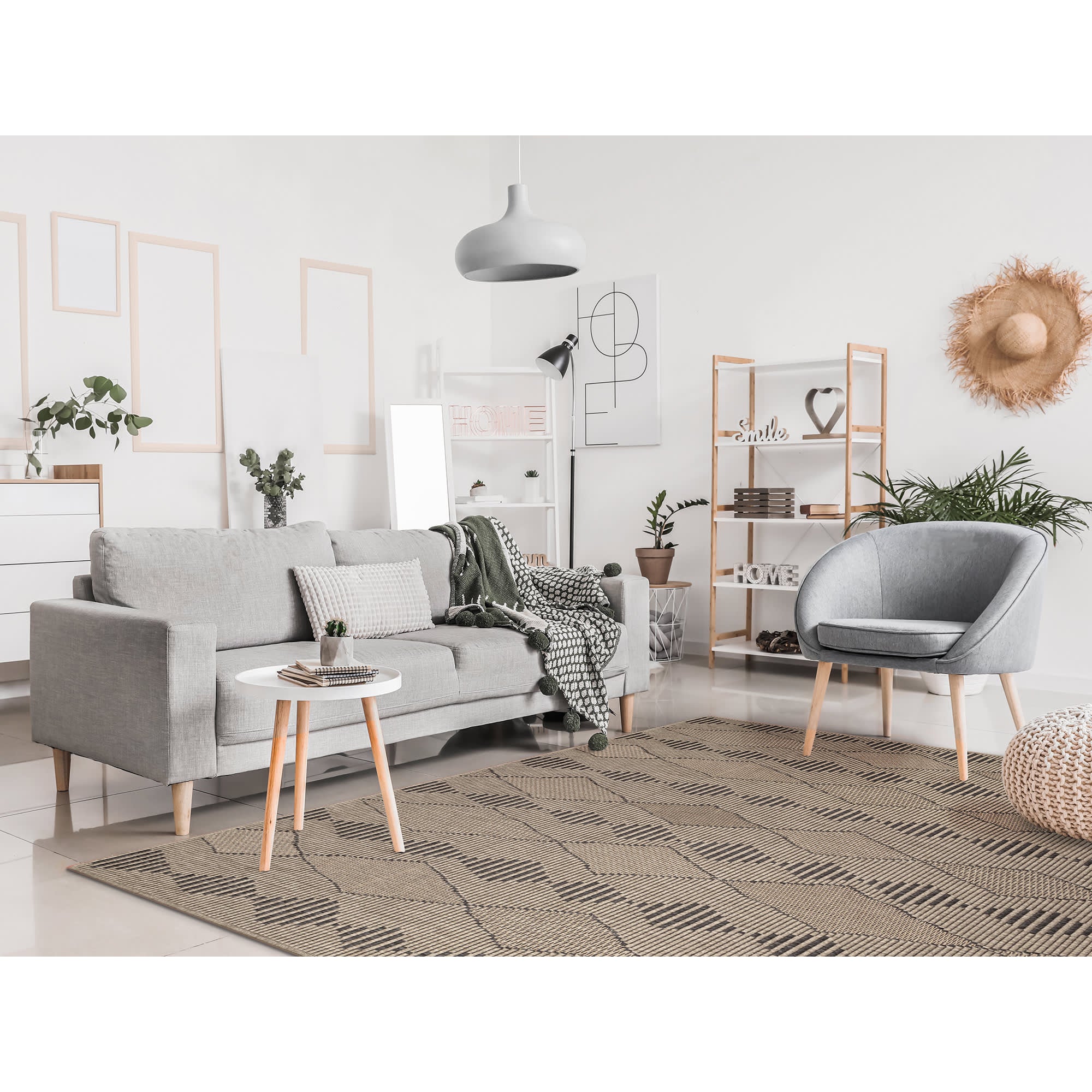 Monaco Diamonds Indoor Outdoor Area Rug