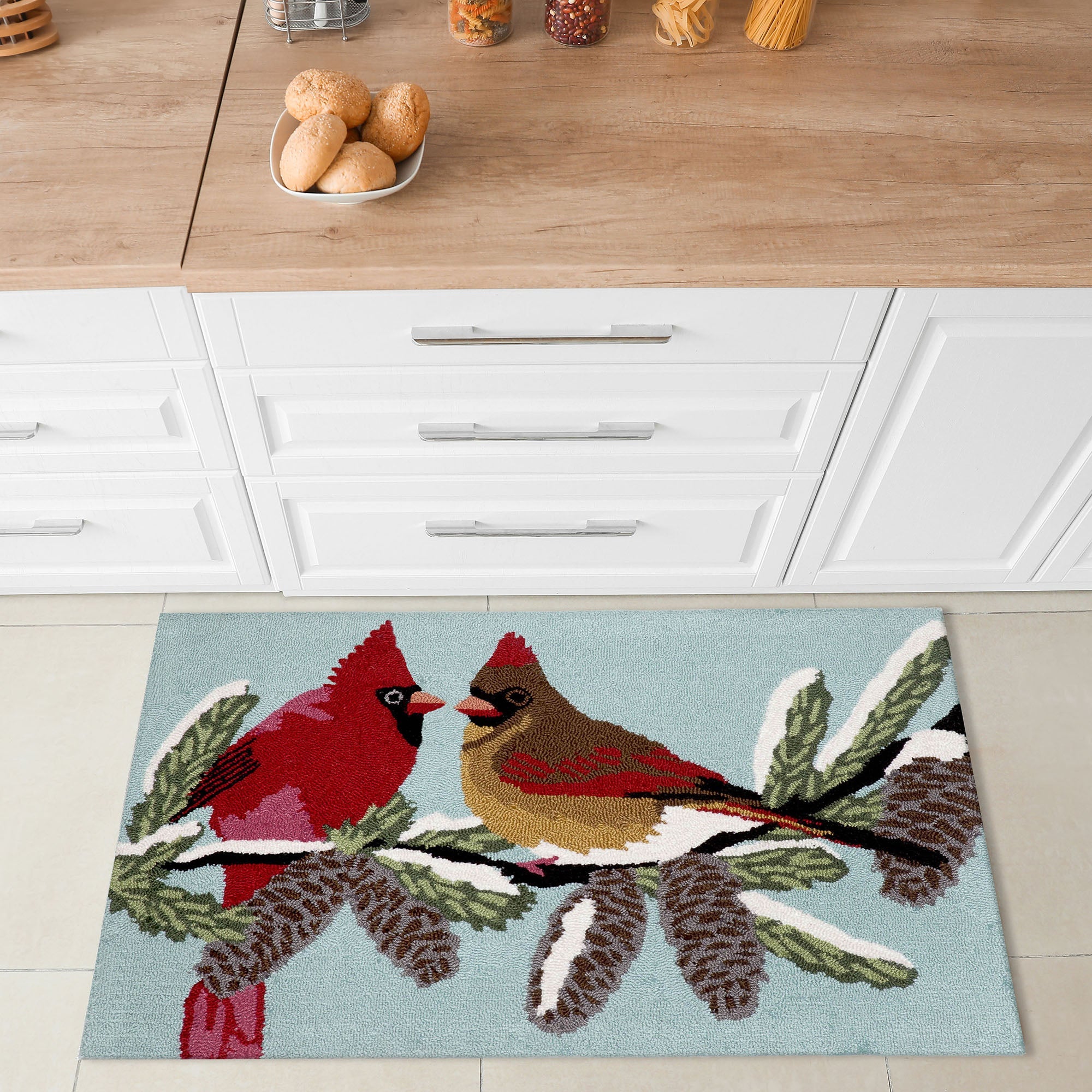 Frontporch Cardinals Indoor Outdoor Mat