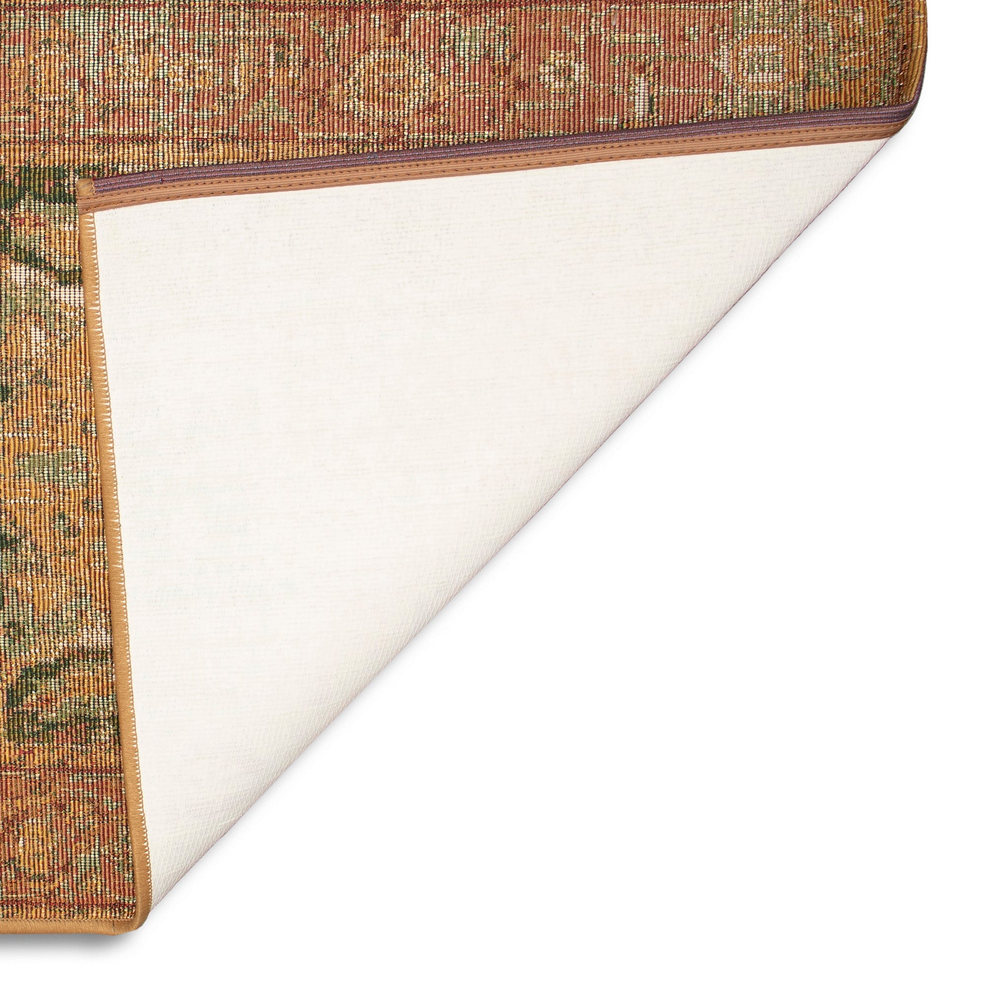 Esencia Heriz Indoor Outdoor Mat with Non-Skid Backing