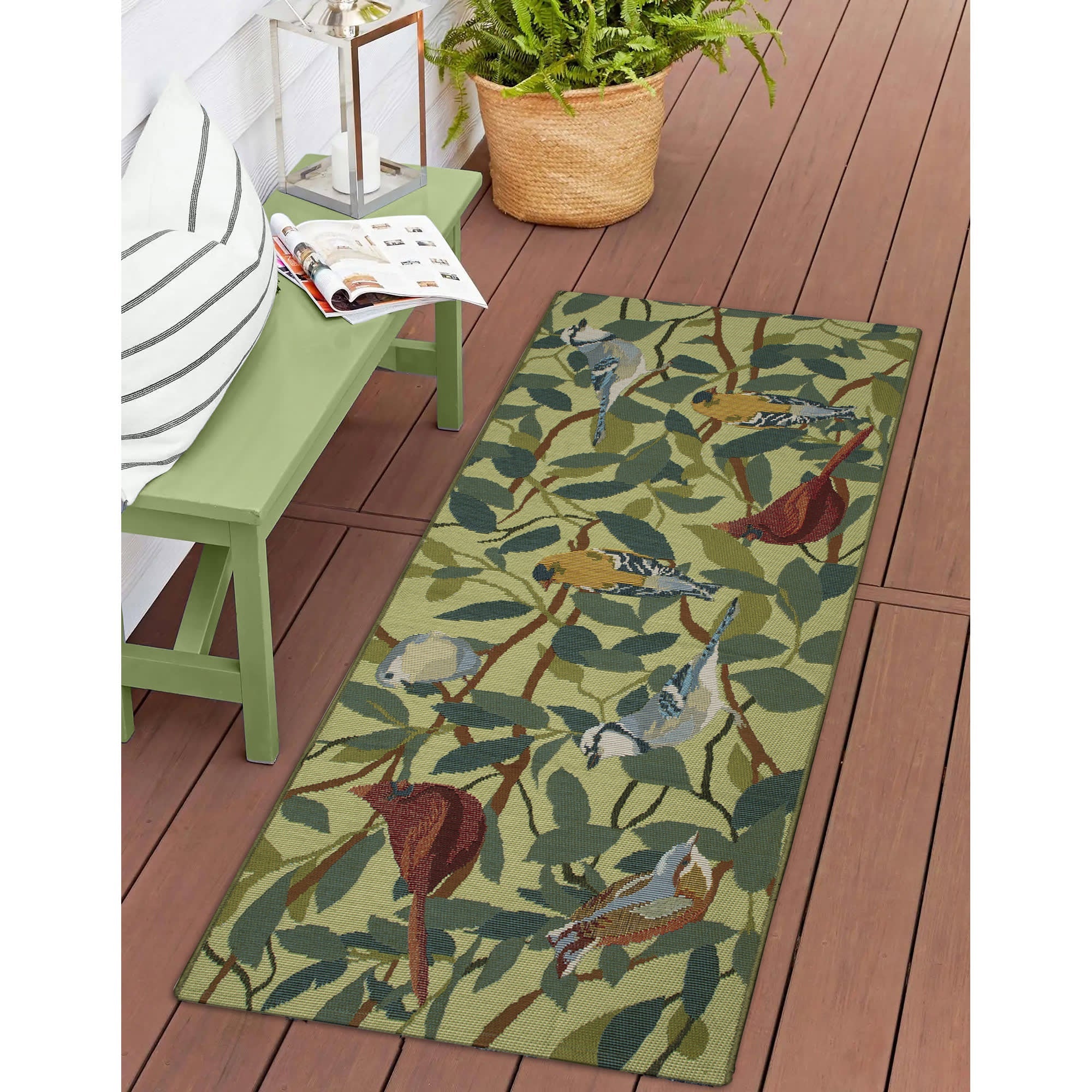 Esencia Birds Of A Feather Indoor Outdoor Mat