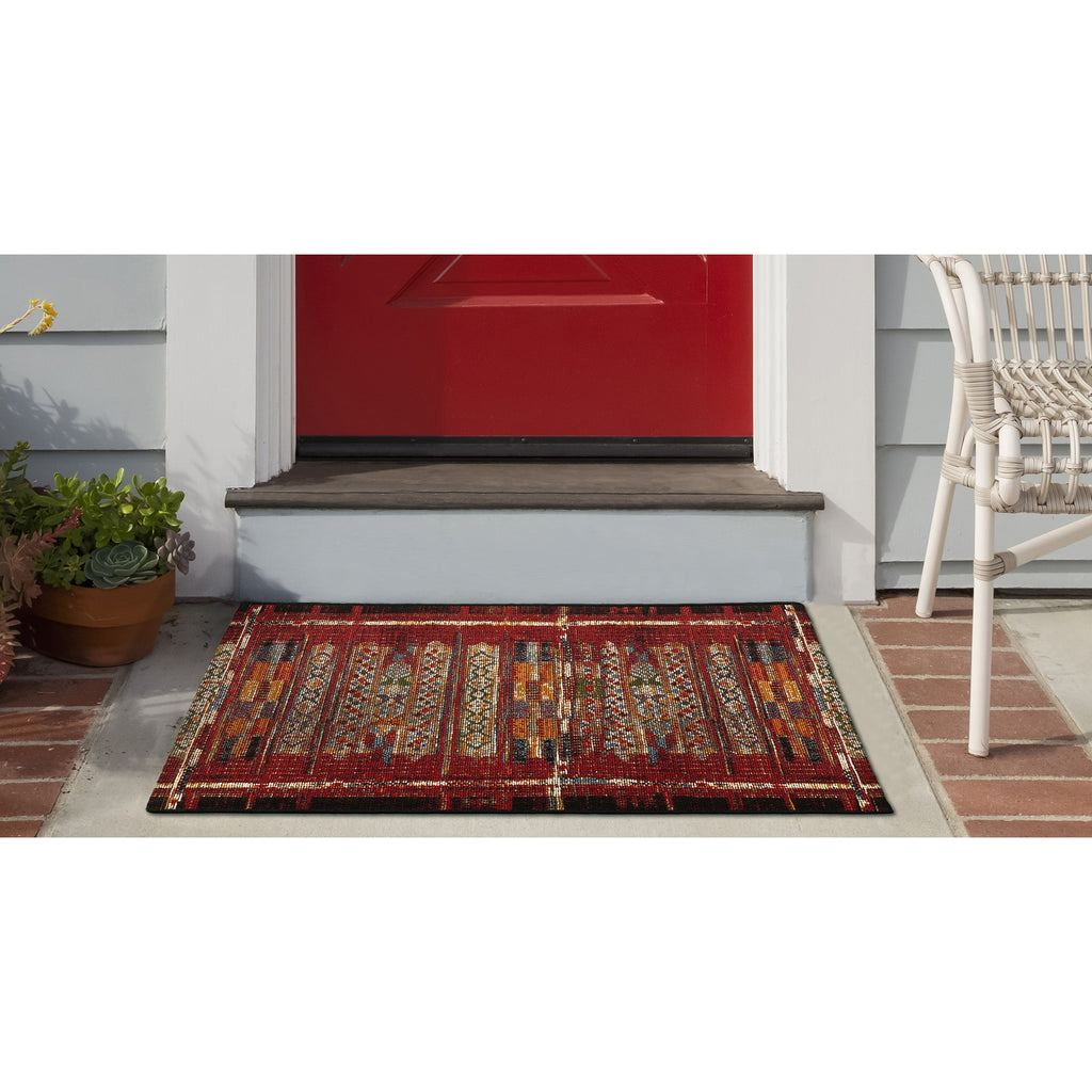 Esencia Tribal Stripe Indoor Outdoor Mat