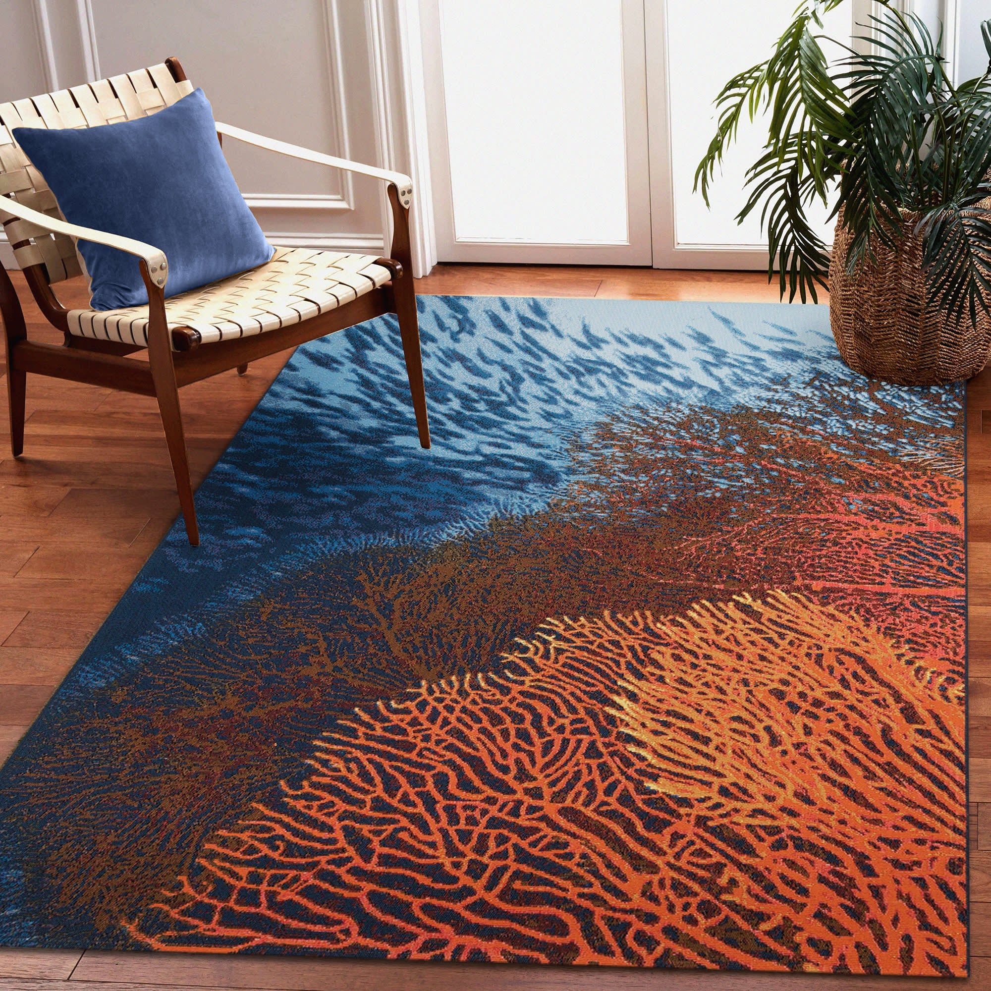 Marina Coral Indoor Outdoor Area Rug