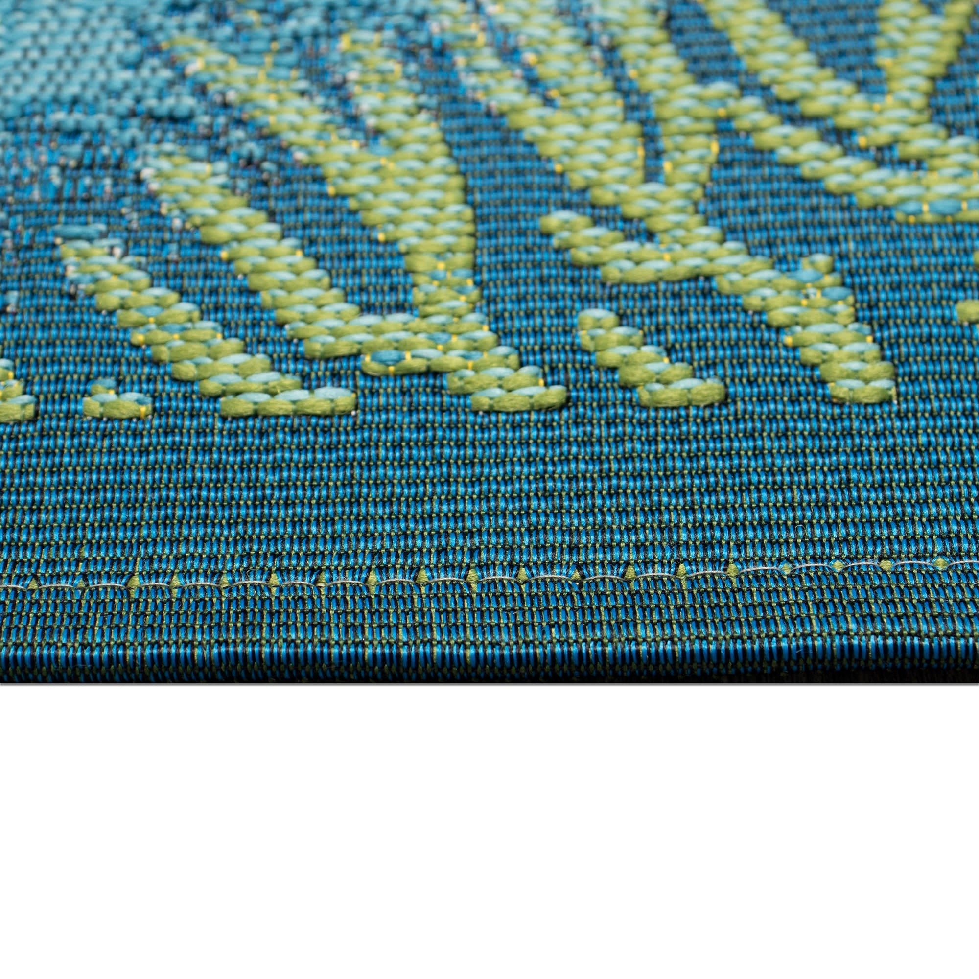 Esencia Coral Garden Indoor Outdoor Mat with Non-Skid Backing