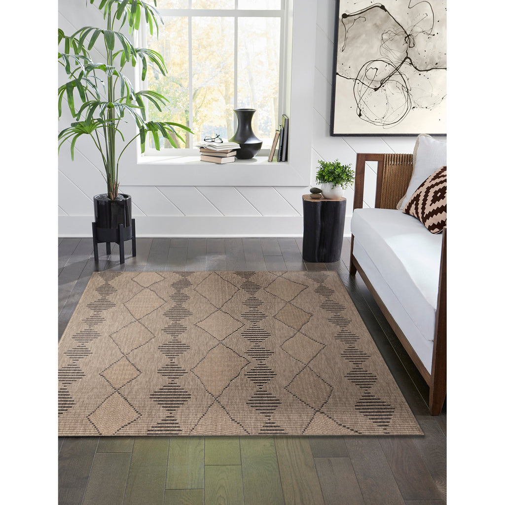 Monaco Diamonds Indoor Outdoor Area Rug