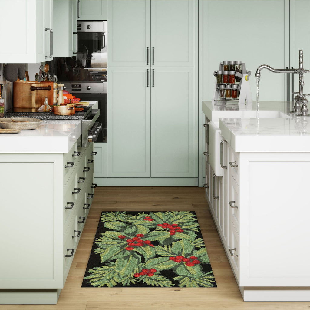 Frontporch Hollyberries Indoor Outdoor Mat