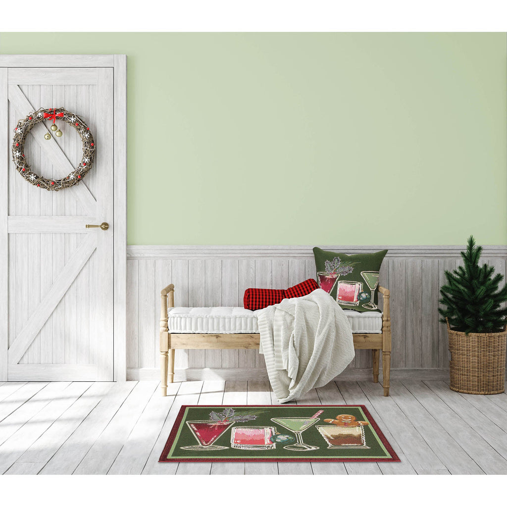Esencia Let's Get Jolly Indoor Outdoor Mat