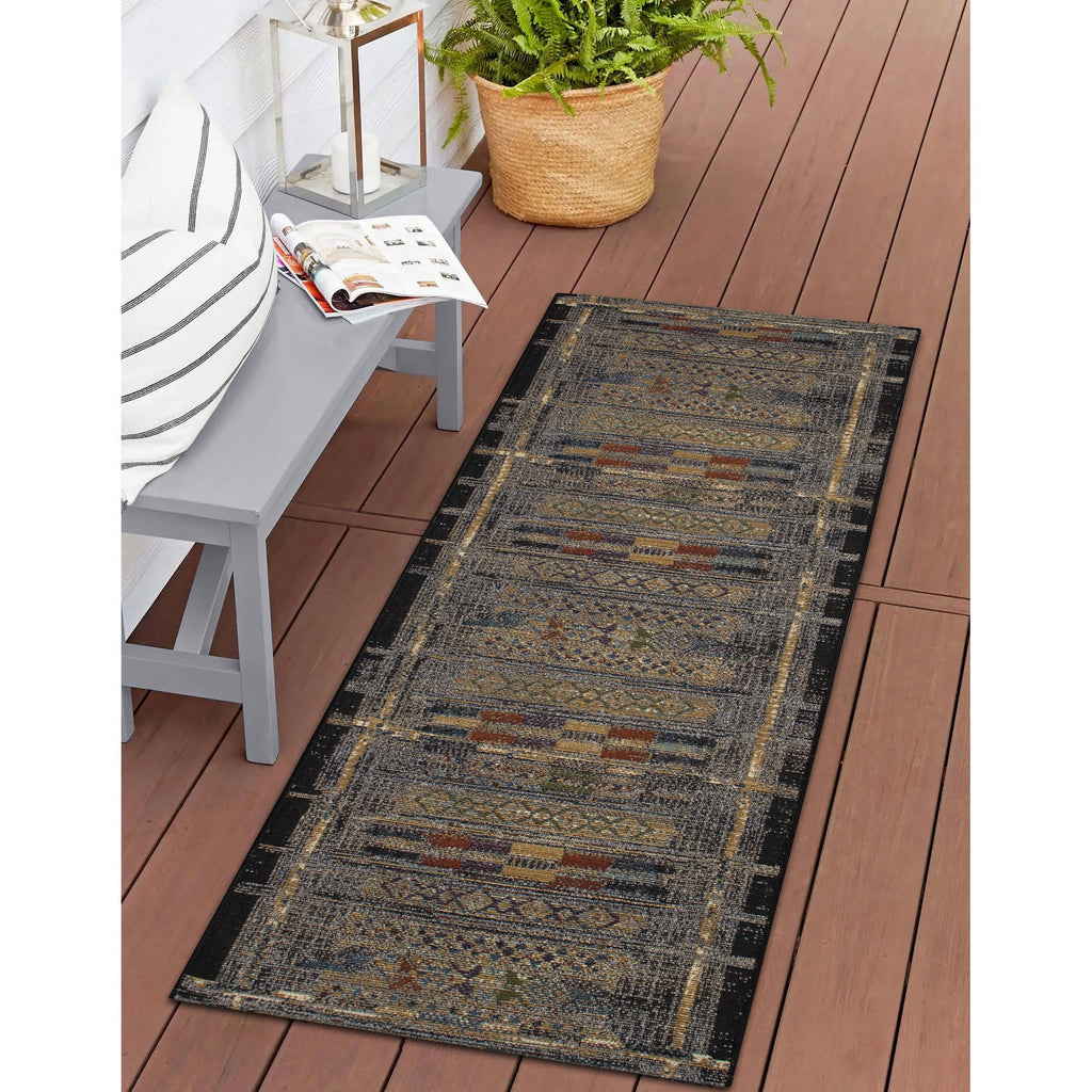 Esencia Tribal Stripe Indoor Outdoor Mat