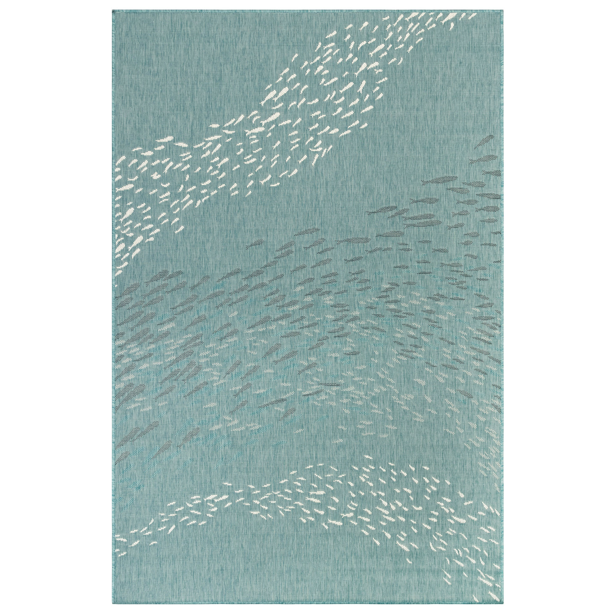 Carmel School Of Fish Indoor Outdoor Area Rug