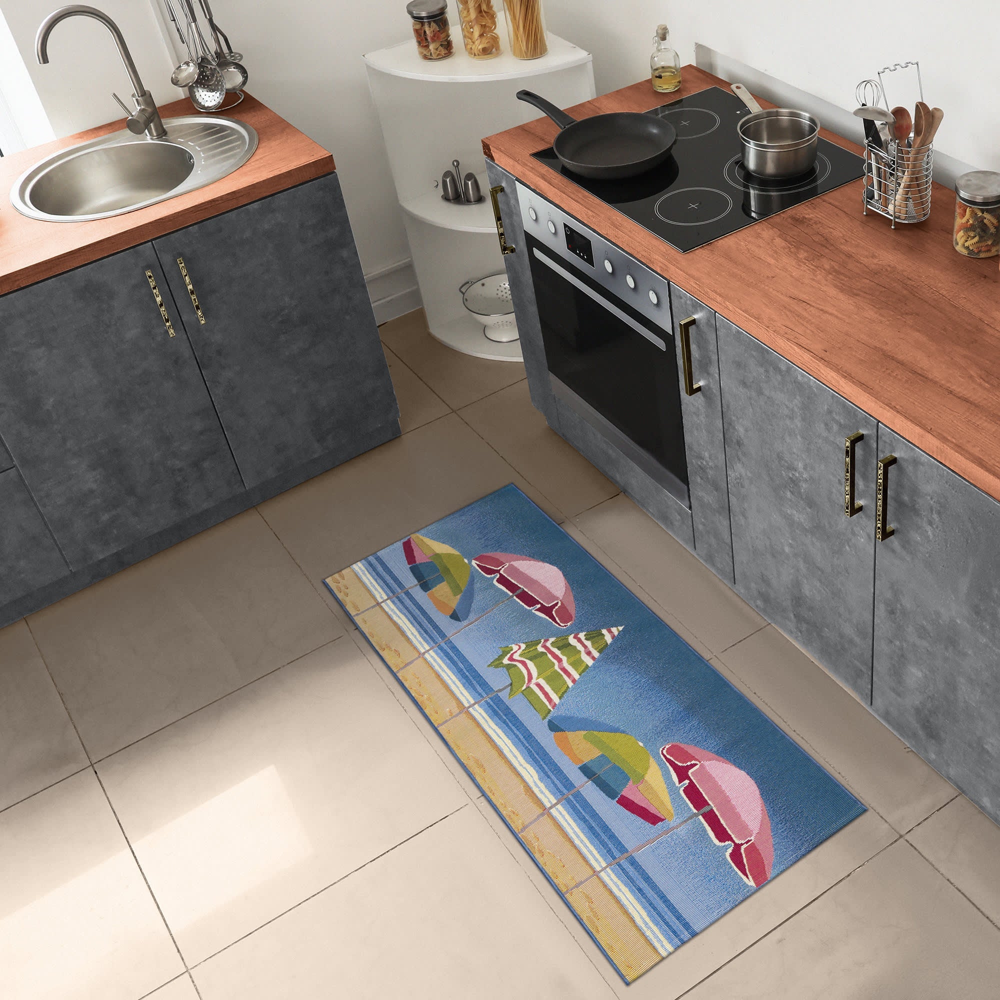 Esencia Beach Umbrella Indoor Outdoor Mat