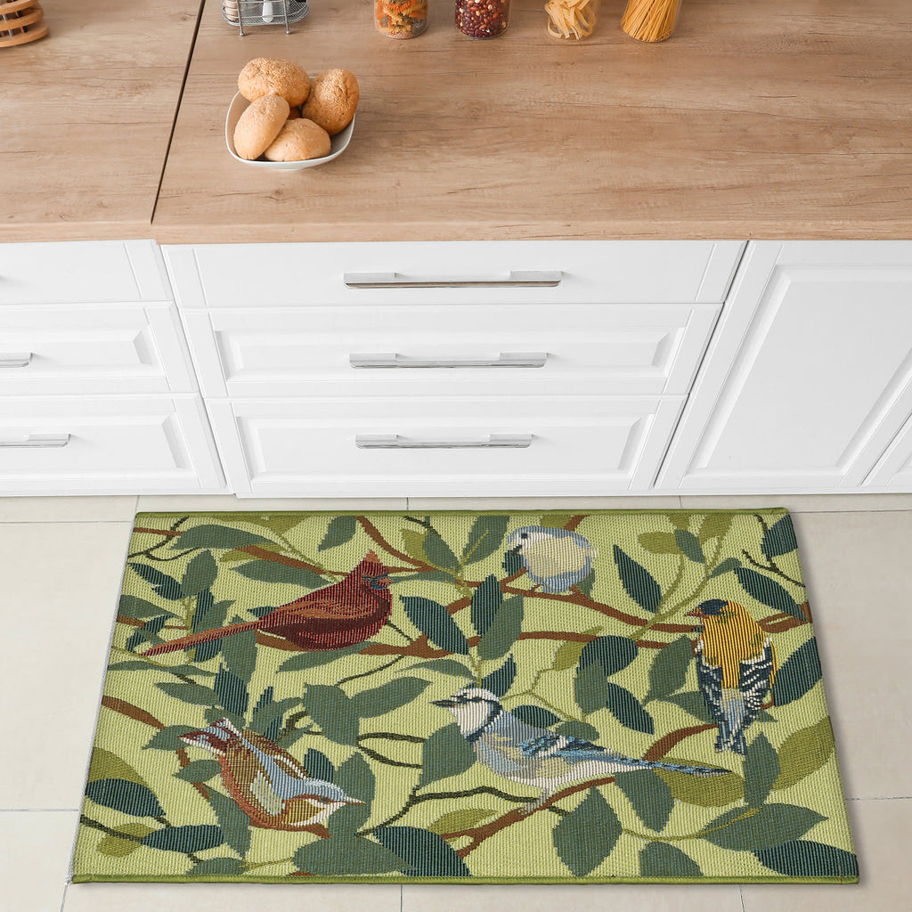Esencia Birds Of A Feather Indoor Outdoor Mat