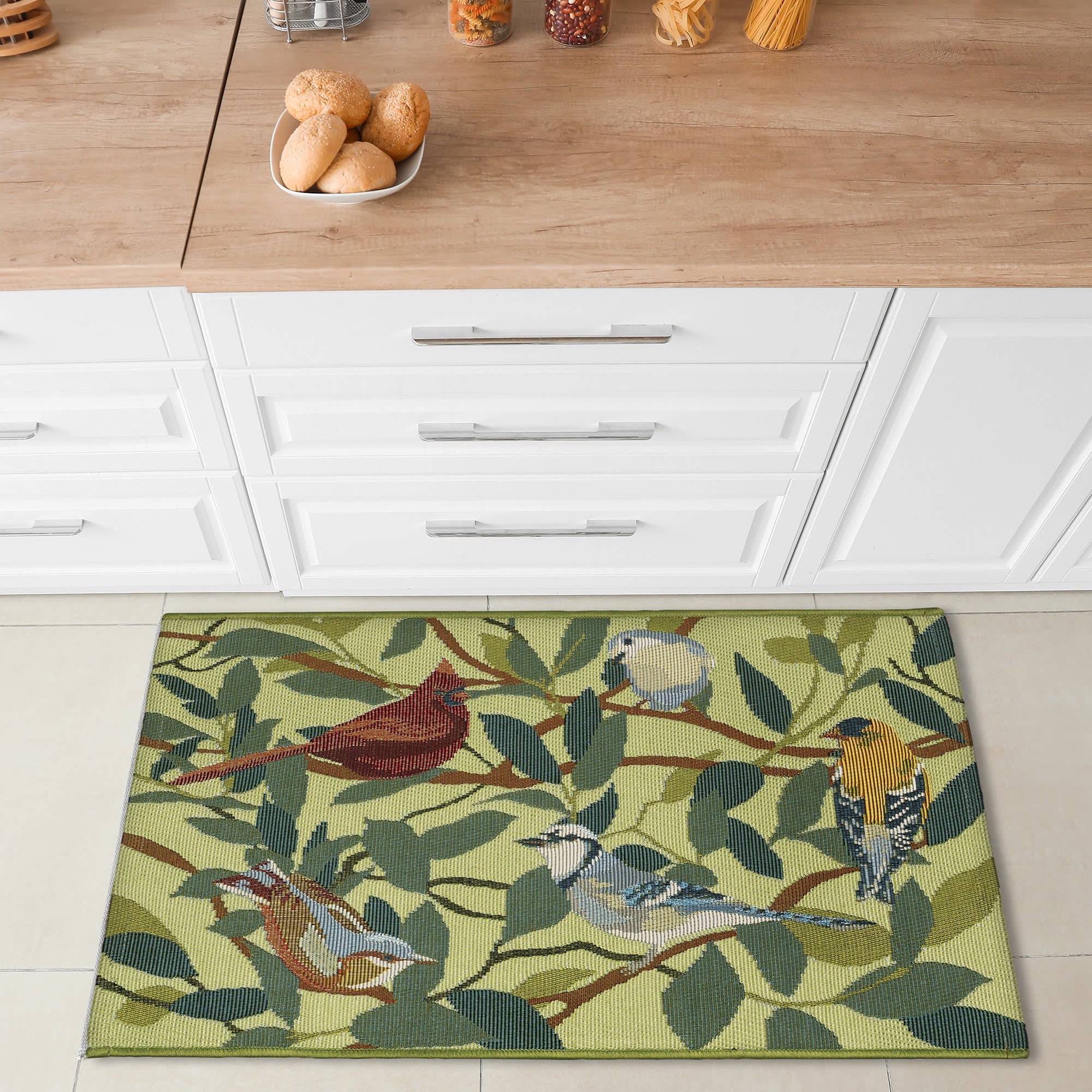 Esencia Birds Of A Feather Indoor Outdoor Mat