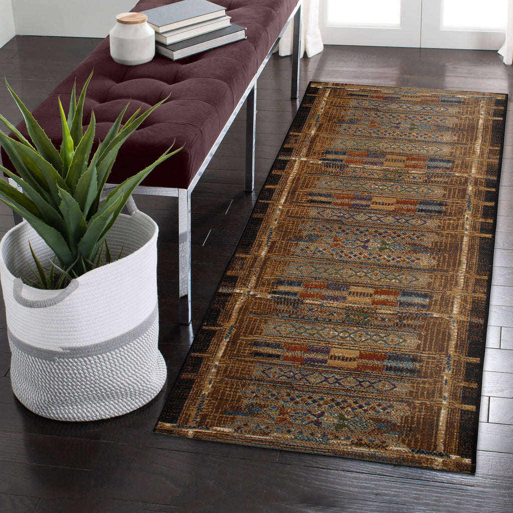 Esencia Tribal Stripe Indoor Outdoor Mat