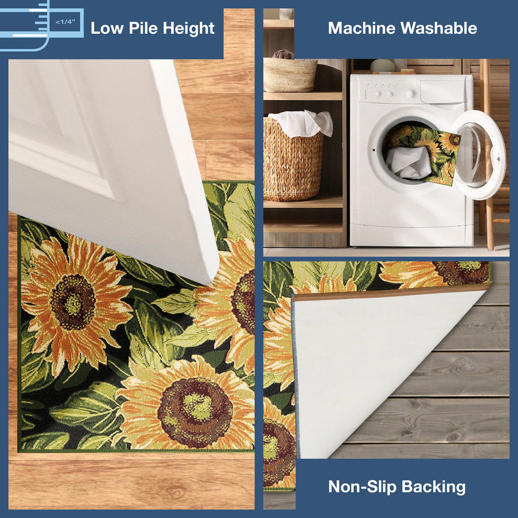 Esencia Sunflowers Indoor Outdoor Mat
