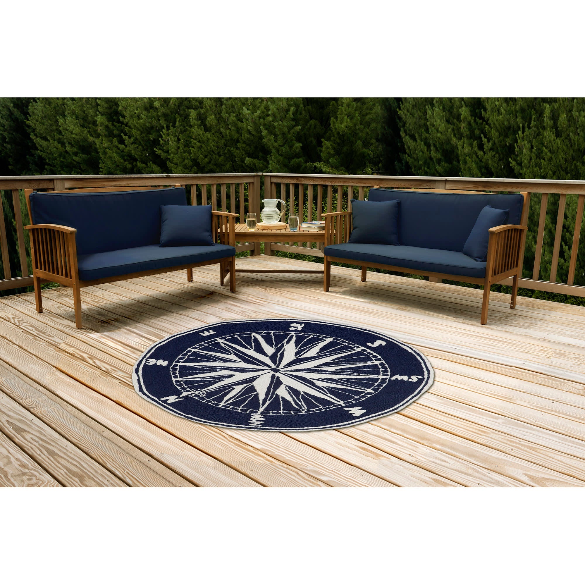 Frontporch Compass Indoor Outdoor Mat