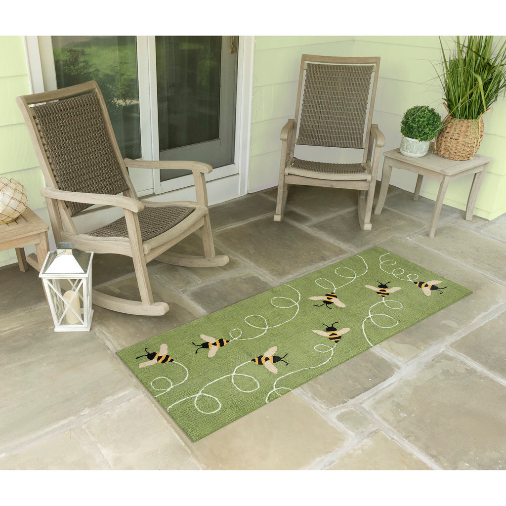 Frontporch Buzzy Bees Indoor Outdoor Mat