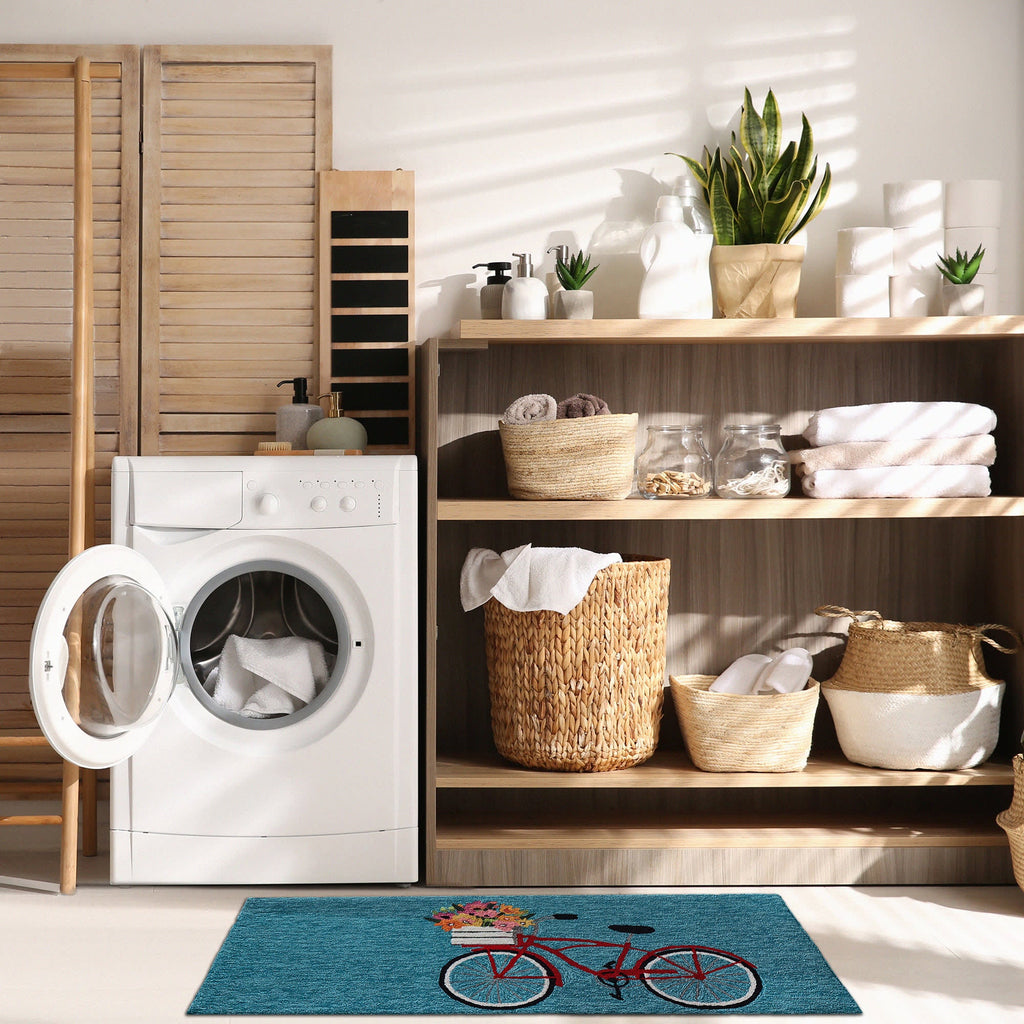 Frontporch Bike Ride Indoor Outdoor Mat