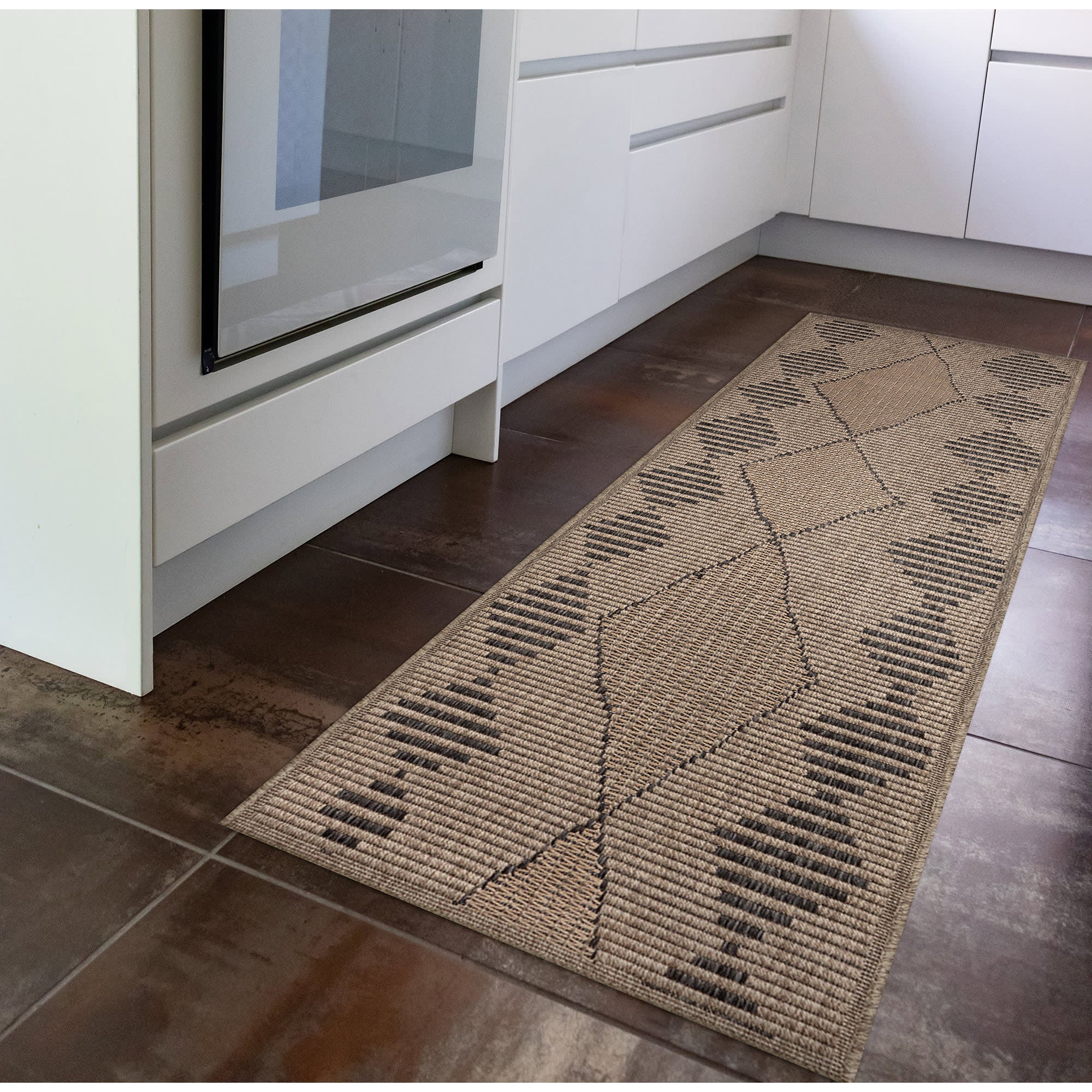 Monaco Diamonds Indoor Outdoor Area Rug