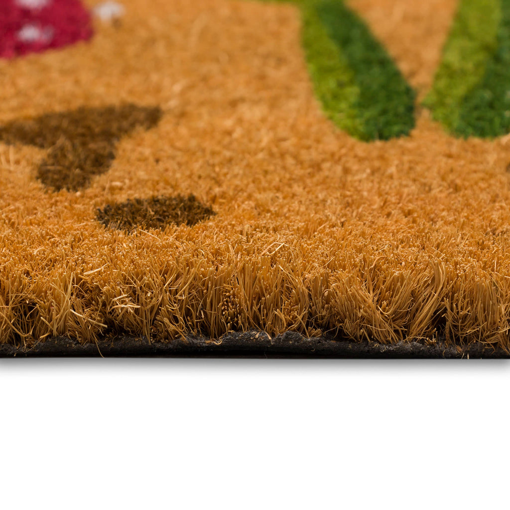 Natura Welcome Gnome Coir Doormat with Non-Slip Backing