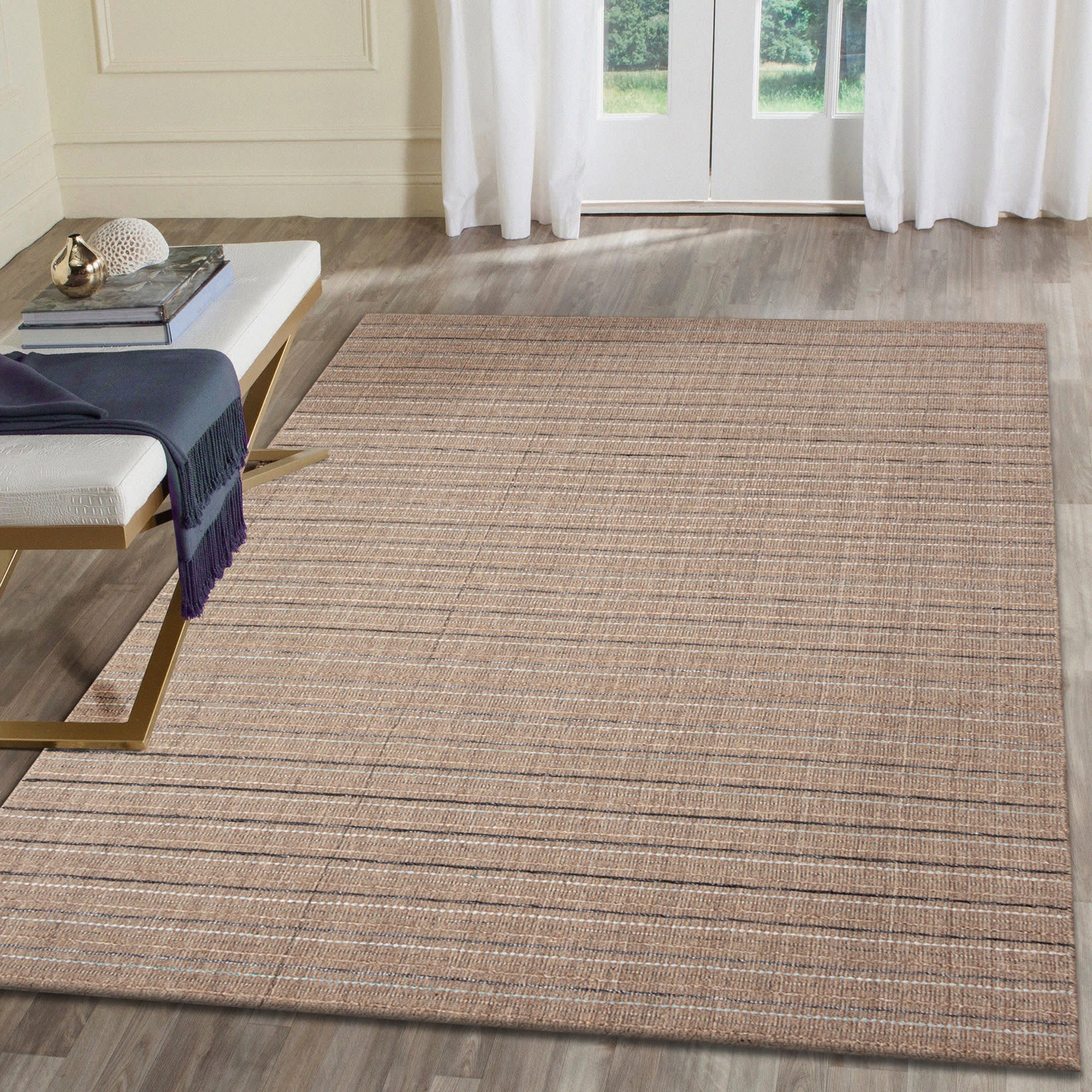 Gobi Stripe Indoor Wool Blend Area Rug