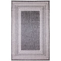 Malibu Etched Border Indoor Outdoor Area Rug